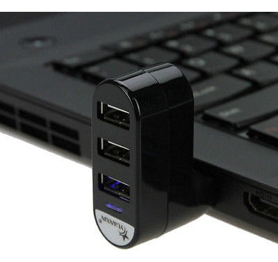 Mini 3 Rotación 2.0 Splitter Adaptador Puertos Usb Para Pc L 3