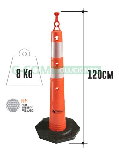 Conoflex 120cm Premium Traffic Cone 3 Year Warranty 1