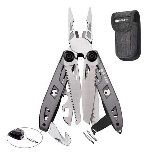 Bibury Titanium Multitool Pliers, 18 in 1 0