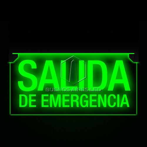 LED Emergency Exit Sign 35 with Rechargeable Battery 220V 4