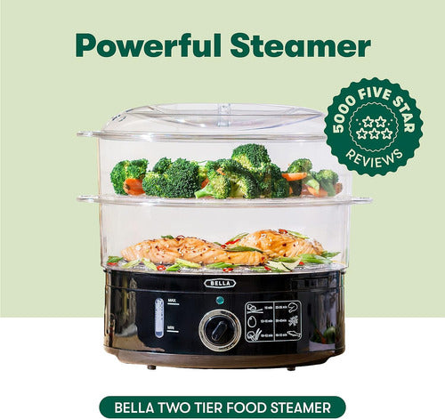 Bella 7.4 Quart Healthy Food Steamer 1