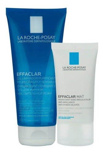 La Roche-Posay Effaclar Gel + Effaclar Mat Routine for Oily Skin 0