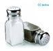 Axen Square Glass Salt Shaker with Stainless Steel Lid 2