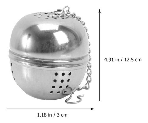 Filtro De Filtro De Café, Bola De Chá De Aço Inoxidável, 10 6