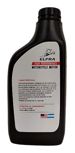 Elpra Semi-Synthetic 10W40 4T Motor Oil 2