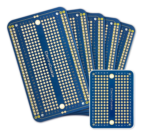 Electrocookie Tabla De Pan Soldable Pcb Para Proyectos Elect 0