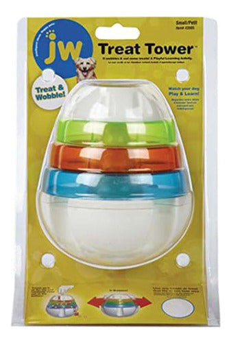 Jw Pet Treat Tower Treat Dispensing Dog Toy 0