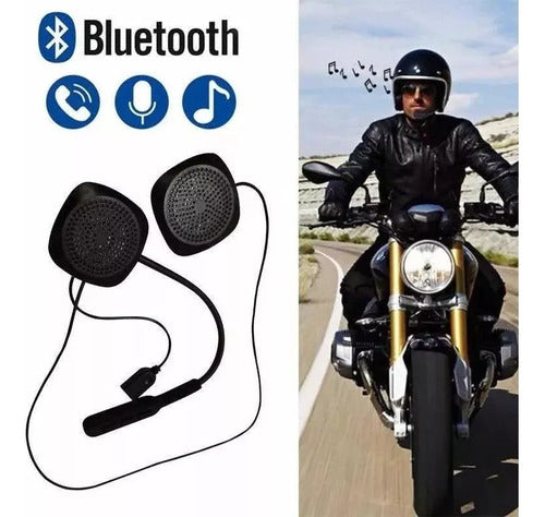 Auricular Manos Libres Bluetooth Casco Moto Automatico Ruta 3