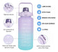 T-Max Motivational Water Bottle 1.5 Liters Sporty for Gym 2