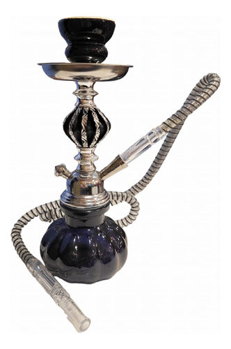 Complete Narghile Shisha Water Pipe Set - 30cm Height - Green Color - TEBHO SHOP 0