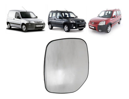 Fitam Mirror Glass Plate Peugeot Partner 1998-2019 C 0