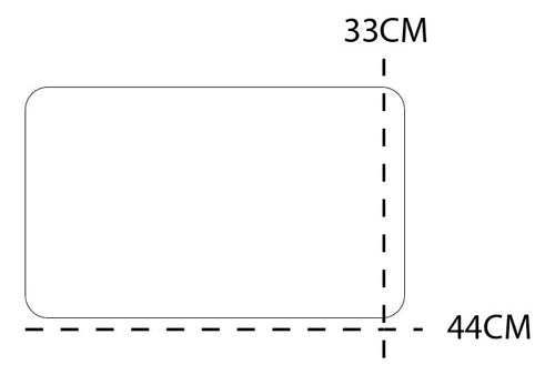 Generic Rectangular Yoda 44x33cm 2