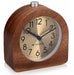 Reloj Despertador Analogico De Madera Navaris - Esfera Redo 0