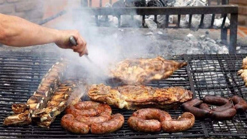 Pala Cepillo Choricera Morcillero Pinza Tenedor Tabla Asado 1