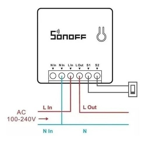 Sonoff Mini R2 WiFi Switch with Terminal Key - 5-Pack 1