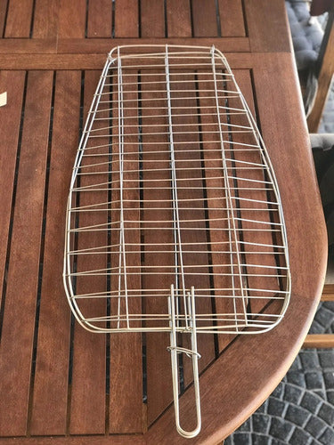 Parrilla Para Pescado Grande Plegable Camping Portatil 3