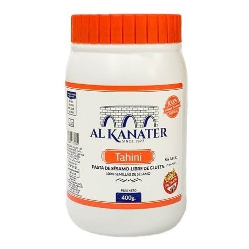 Alkanater Tahini Sesame Paste Gluten-Free 3 Und X 400 Grs 0