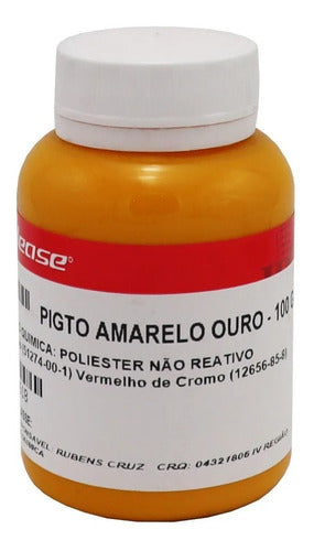 Pigmento Amarelo Ouro Para Tintas E Gelcoat 100g 0