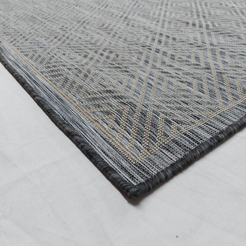 Modern Geo Pattern Jute-Like Carpet 160x230cm Imported by TODD 2