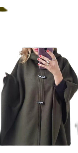 Polar Poncho with High Neck 0