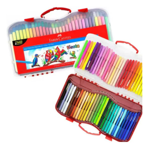 Faber-Castell Fiesta Markers Set of 60 in Gift Case 5