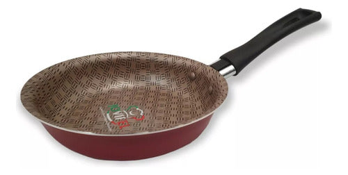 Jovifel Mini Rivoli 14 cm Non-Stick Skillet in Burgundy 0