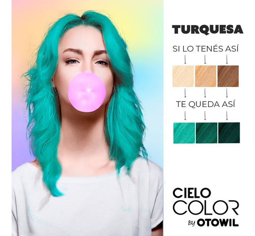 Otowil Cielo Color Kit: Hair Dye + Power Ized + Acid Cream 6