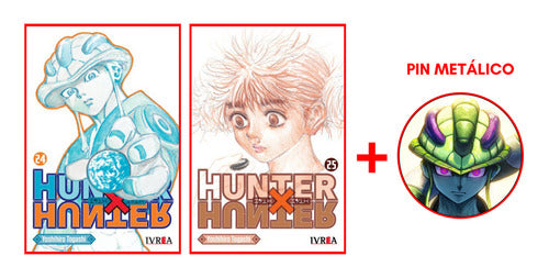 Ivrea Hunter X Hunter 24 Y 25 + Pin - Manga 0