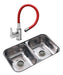 Johnson CC28B Combo Kitchen Sink + Peirano Red Faucet 0