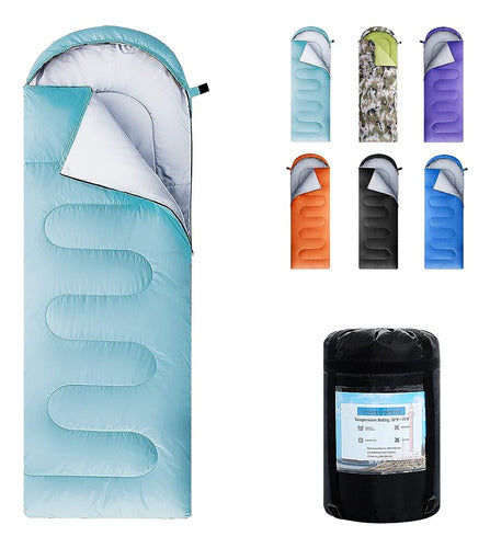 Orthomtex Sleeping Bags for Adults, Kids and Girls: Light Waterproof for Warm and Cold Weather 0