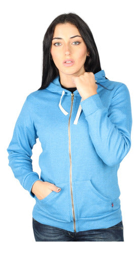 Oldtown Polo Women's Hoodie with Zipper and Hood 1