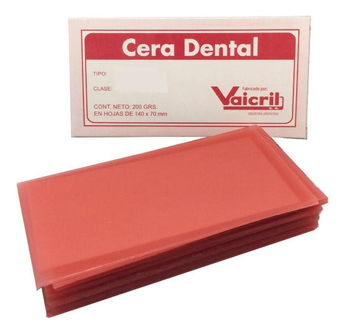 Vaicril Cera Rosa En Laminas Odontologia Dental X 200gr 0