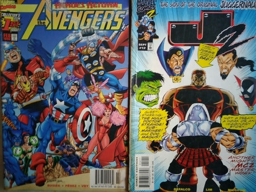 Revistas Avengers 1998c/poster Y Juggernaut C/minirevista. 0