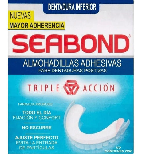 Sea Bond Lower Denture Adhesive Pads x 18 Units 0