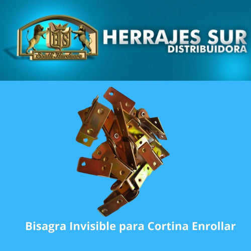 HS Bisagra Cortina Barrio Zócalo Repuesto Pack X 3 Unid 6