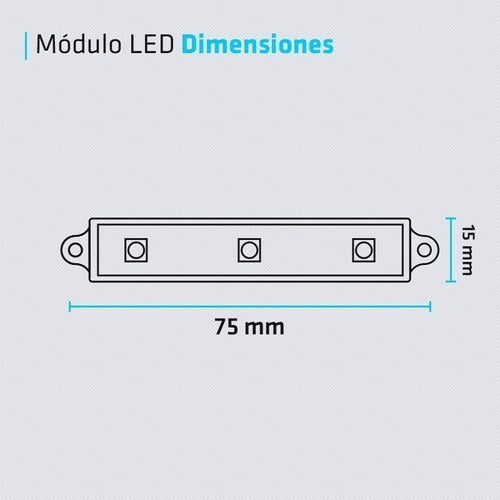 Pack of 100 LED 5054 Smd 3 Chips 30 Lm Colors 12V Module 4