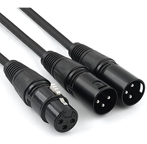 Cable Divisor Xlr Disino, Xlr Hembra De 3 Pines A Xlr Macho 0