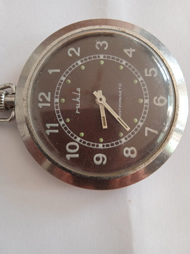 Antiguo Reloj De Bolsillo Marca Ruhla 1