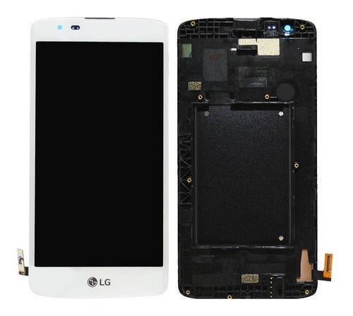 LG K8 K350 Display Module with Frame - Installed 0