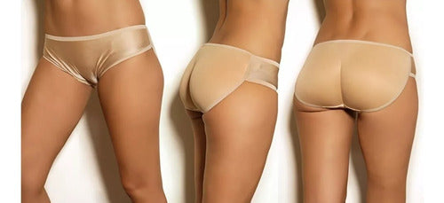 Gluteal Enhancing Shapewear Panties with Prostheses - Skin Color 1