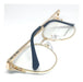 Sofy July Cat Eye Glasses with Thin Gold Metal Frame 3