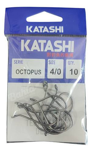 Anzuelo Tech Katashi Octopus N°4/0 Serie 9950 Pata Corta 1