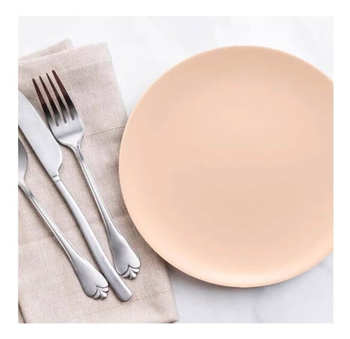 Set of 6 Oxford Unni Grey Ceramic Dinner Plates 26 cm 4