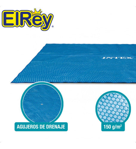 Cobertor Solar Intex Piscina Estructural 732x366 Cm - El Rey 3