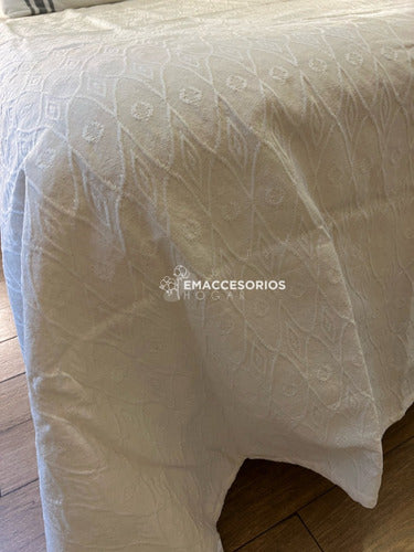 Lightweight Rustic Summer Jacquard Bedspread for 1 Place to Twin Beds 16