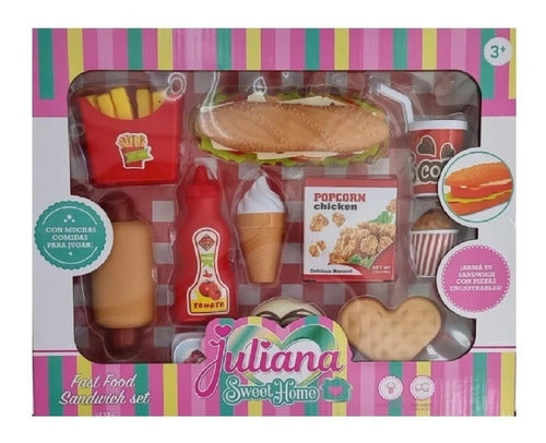 Juliana Fast Food Quick Meals Set in Box Fast Food TM1 JUL043 TTM 2