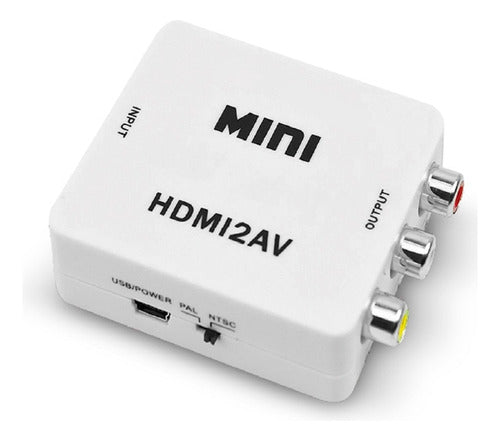 SP Convertidor De Hdmi A Rca Av- Conversor Hdmi-av Adaptador 0