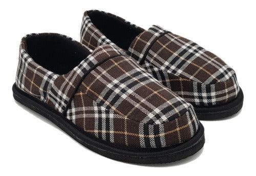 American Global Winter Slippers for Men - Wood Model 1