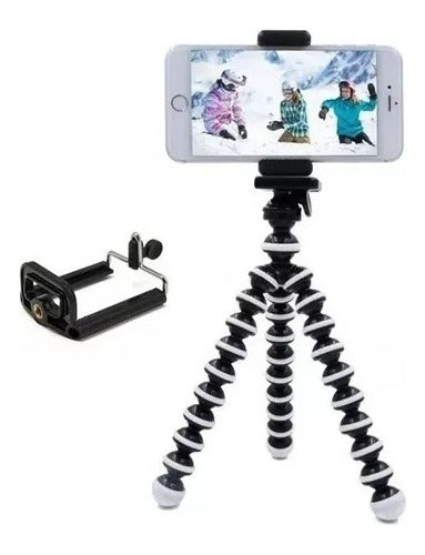 Aracnid Mini Tripod Ultraflexible Spider + Cell Phone Holder 0