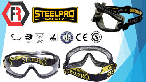 Steelpro Everest Antiparras - USA Made Similar to 3M 2890 1